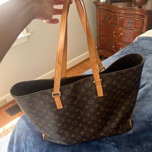 Louis Vuitton large tote bag.